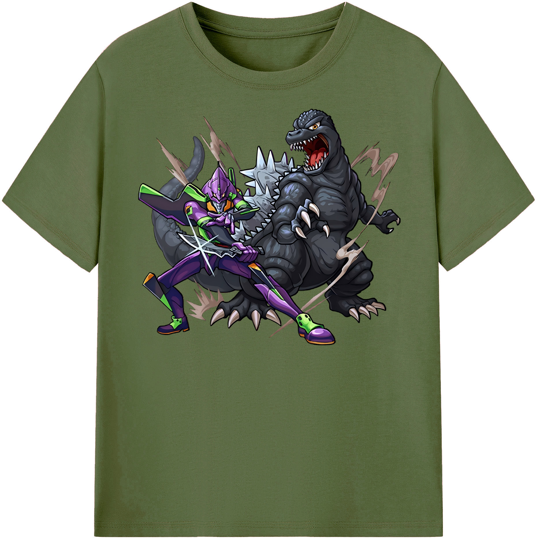 （画像用） EVA 新世紀エヴァンゲリオン 綿100％半袖Tシャツ（フロントプリント）